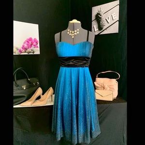 Ombré Blue Shimmer Dress